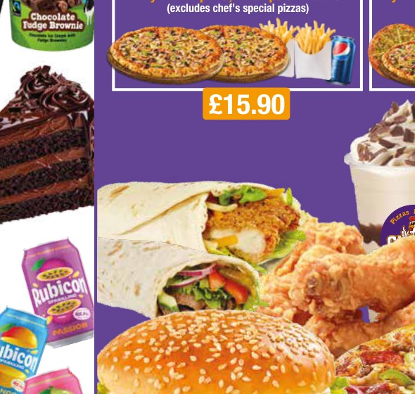 Chicos food selection